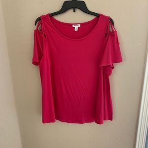 Westport Women’s Top with Woven Cap sleeves